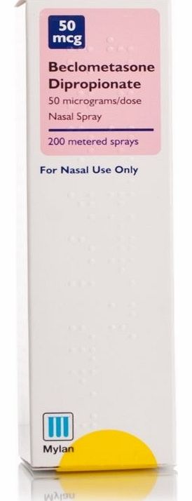 Hayfever Relief Nasal Spray contains the active and potent ingredient beclometasone, which helps to decrease inflammation in the nasal passages and therefore preventing the impact of hayfever. Nasal inflammation is a result of allergens such as polle